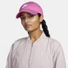 Nike Unisex Club Unstructured Futura Wash Cap In Pink