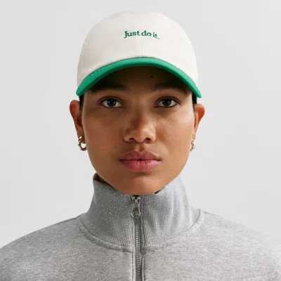 Nike Unisex Club Unstructured Jdi Cap In White