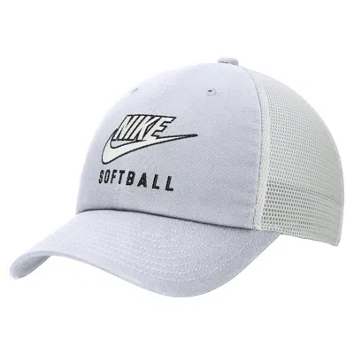 Nike Unisex Club Unstructured Softball Swoosh Trucker Cap In Pattern