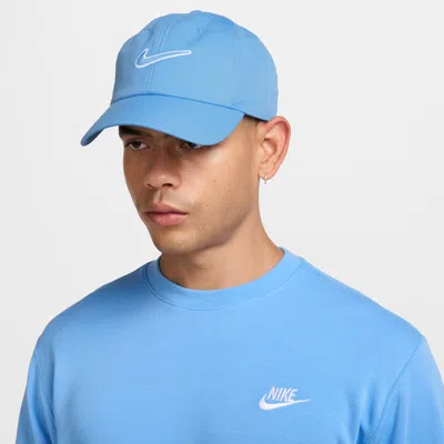 Nike Unisex Club Unstructured Swoosh Cap In Blue