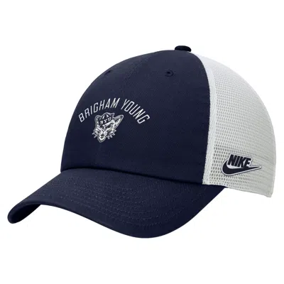 Nike Unisex College (byu) Unstructured Trucker Cap In Multi