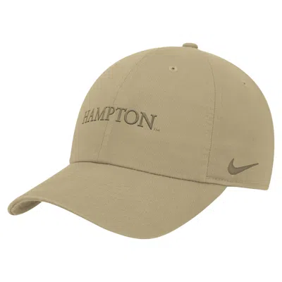 Nike Unisex College Club (hampton University) Cap In Green