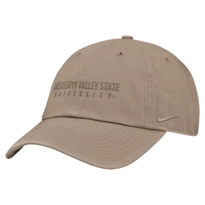 Nike Unisex College Club (mississippi Valley State University) Cap In Brown