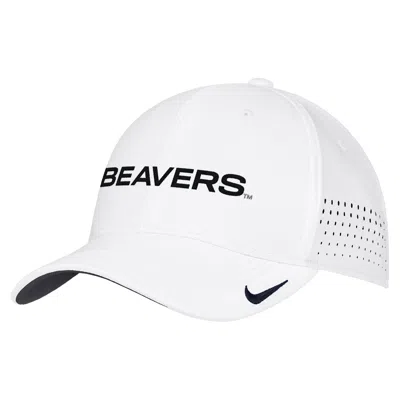 Nike Unisex College Club (oregon State Beavers) Dri-fit Adv Cap In White