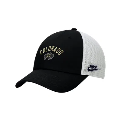 Nike Unisex College (colorado) Unstructured Trucker Cap In Black