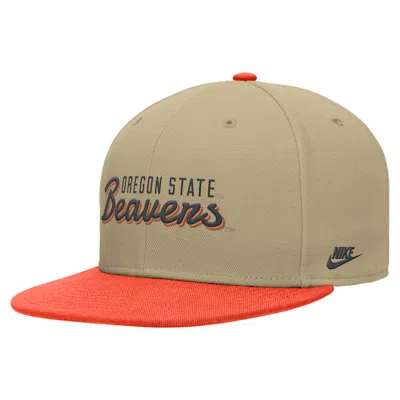 Nike Unisex College (oregon State) Ripstop Structured Cap In Brown