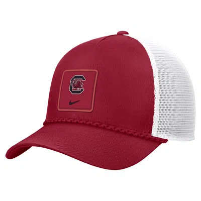 Nike Unisex College Rise (south Carolina Gamecocks) Trucker Cap In Red