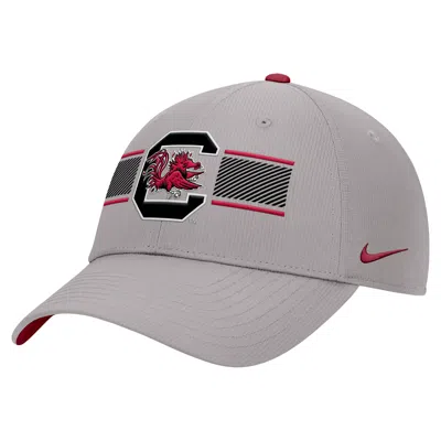 Nike Unisex College (south Carolina Gamecocks) Ripstop Structured Cap In Grey