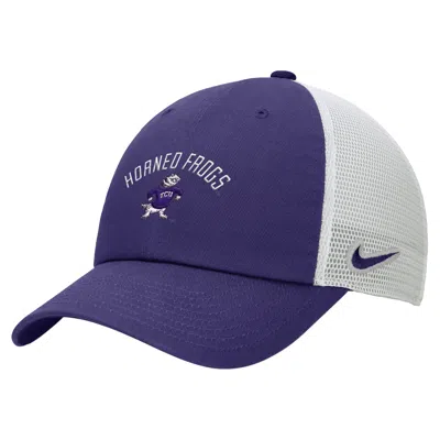 Nike Unisex College (tcu) Unstructured Trucker Cap In Blue