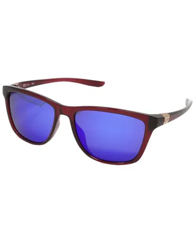 Nike Unisex Dj0889 56mm Sunglasses In Brown