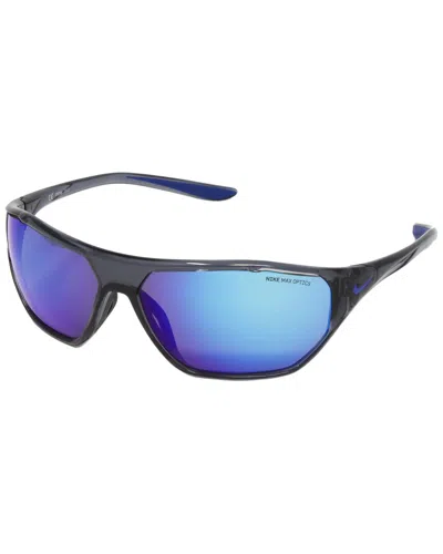 Nike Unisex Dq0997 65mm Sunglasses In Black