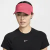 Nike Unisex Dri-fit Ace Swoosh Visor In Pink