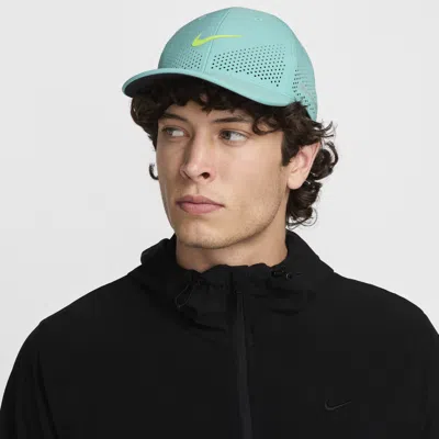 Nike Unisex Dri-fit Adv Club Structured Swoosh Cap In Green