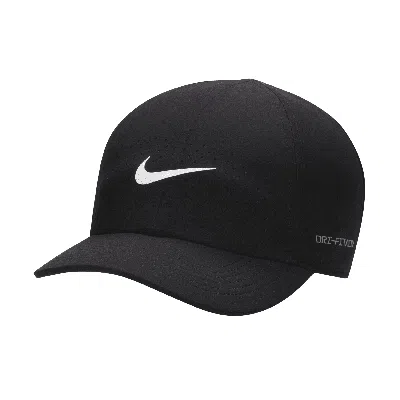 Nike Unisex Dri-fit Adv Club Unstructured Tennis Cap In Black/white