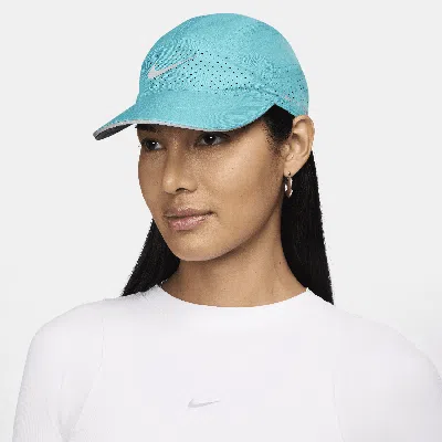 Nike Unisex Dri-fit Adv Fly Unstructured Reflective Cap In Green