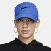 Nike Unisex Dri-fit Club Structured Swoosh Cap In Blue