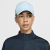 Nike Unisex Dri-fit Club Structured Swoosh Cap In Blue
