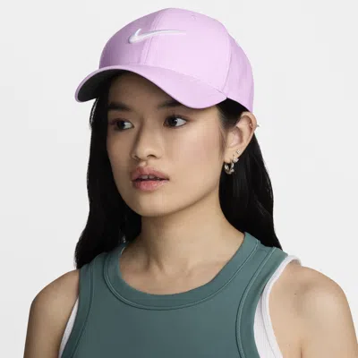 Nike Unisex Dri-fit Club Structured Swoosh Cap In Pink