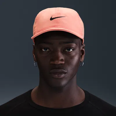 Nike Unisex Dri-fit Club Unstructured Featherlight Cap In Orange