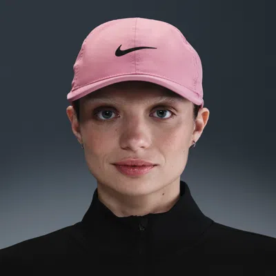 Nike Unisex Dri-fit Club Unstructured Featherlight Cap In Pink