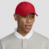 Nike Unisex Dri-fit Club Unstructured Metal Swoosh Cap In Red