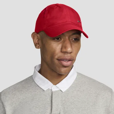 Nike Unisex Dri-fit Club Unstructured Metal Swoosh Cap In Red