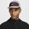 Nike Unisex Dri-fit Fly Unstructured Swoosh Cap In Grey
