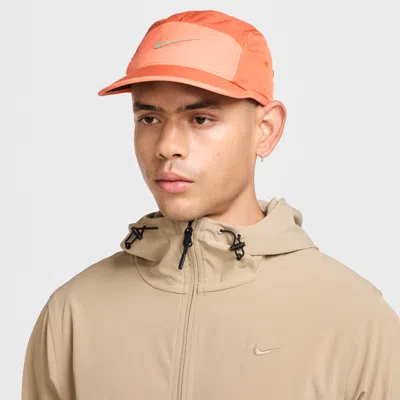 Nike Unisex Dri-fit Fly Unstructured Swoosh Cap In Orange