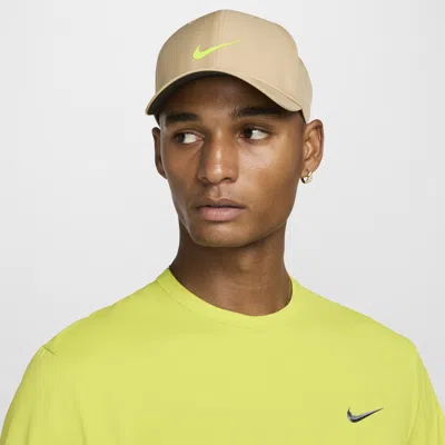 Nike Unisex Dri-fit Rise Structured Snapback Cap In Brown