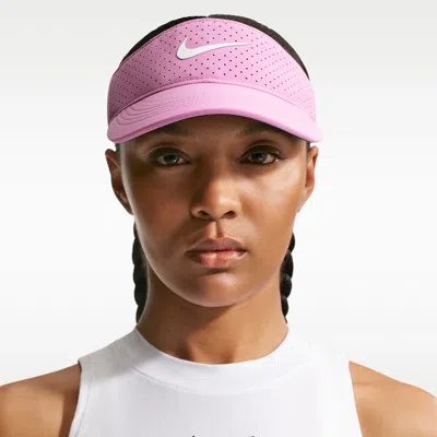 Nike Unisex Dri-fit Adv Ace Visor In Purple