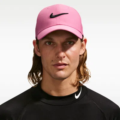Nike Unisex Dri-fit Club Structured Swoosh Cap In Pink