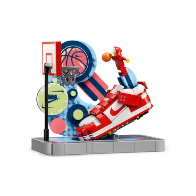 Nike Kids' Unisex Dunk Trickshot X Legoâ® Set Building Kit With Exclusive Minifigure In Red