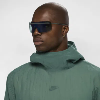 Nike Unisex Echo Shield Mirrored Sunglasses In Green