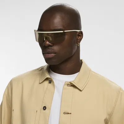 Nike Unisex Echo Shield Mirrored Sunglasses In Neutral