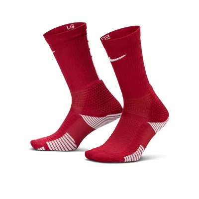 Nike Elite 2.0 Cushion Crew 1 Pair In Red