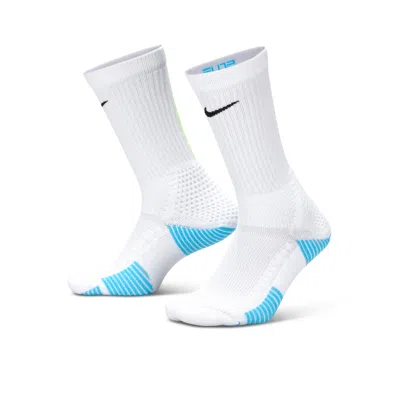 Nike Unisex Elite 2.0 Cushioned Crew Socks (1 Pair) In White