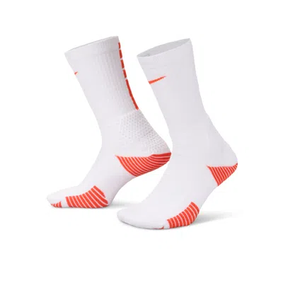 Nike Unisex Elite 2.0 Cushioned Crew Socks (1 Pair) In White