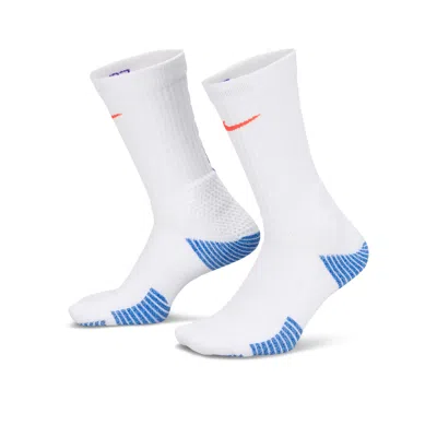 Nike Unisex Elite 2.0 Cushioned Crew Socks (1 Pair) In White