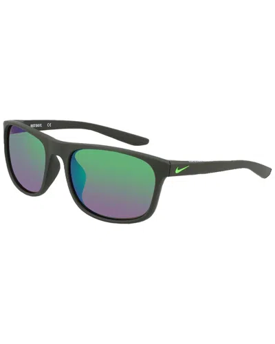 Nike Unisex Endure M Mi Cw4650 59mm Sunglasses In Black