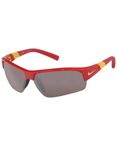 Nike Unisex Ev0715 69mm Sunglasses In Red