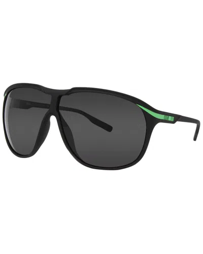 Nike Unisex Ev0721 66mm Sunglasses In Black