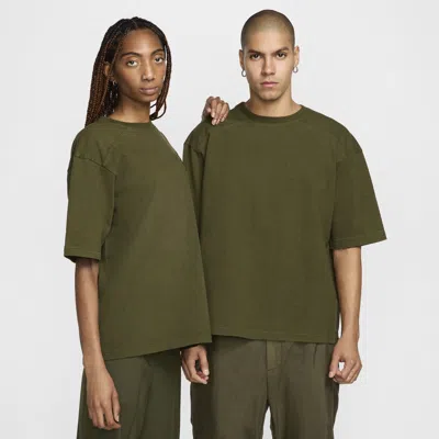 Nike Unisex Every Stitch Considered Garment Dyed Short-sleeve T-shirt In Green