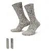 Nike Unisex Everyday Cushioned Crew Socks (2 Pairs) In Grey