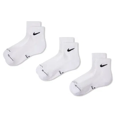 Nike Unisex Everyday Elevated Ankle Socks (3 Pairs) In Multi