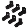 Nike Everyday Plus 6 Pack Ankle Socks In Black