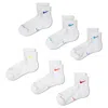 Nike Unisex Everyday Elevated Ankle Socks (6 Pairs) In White