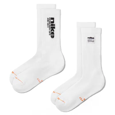 Nike Unisex Everyday Elevated Crew Socks (2 Pairs) In Animal Print