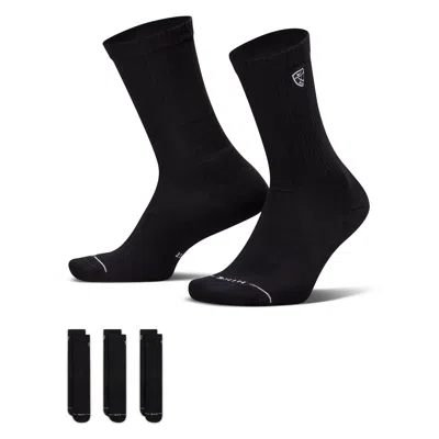 Nike Unisex Everyday Elevated Crew Socks (3 Pairs) In Multi