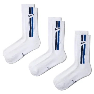 Nike Unisex Everyday Elevated Crew Socks (3 Pairs) In Multi