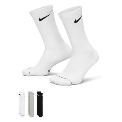 Nike Unisex Everyday Elevated Crew Socks (3 Pairs) In Multi